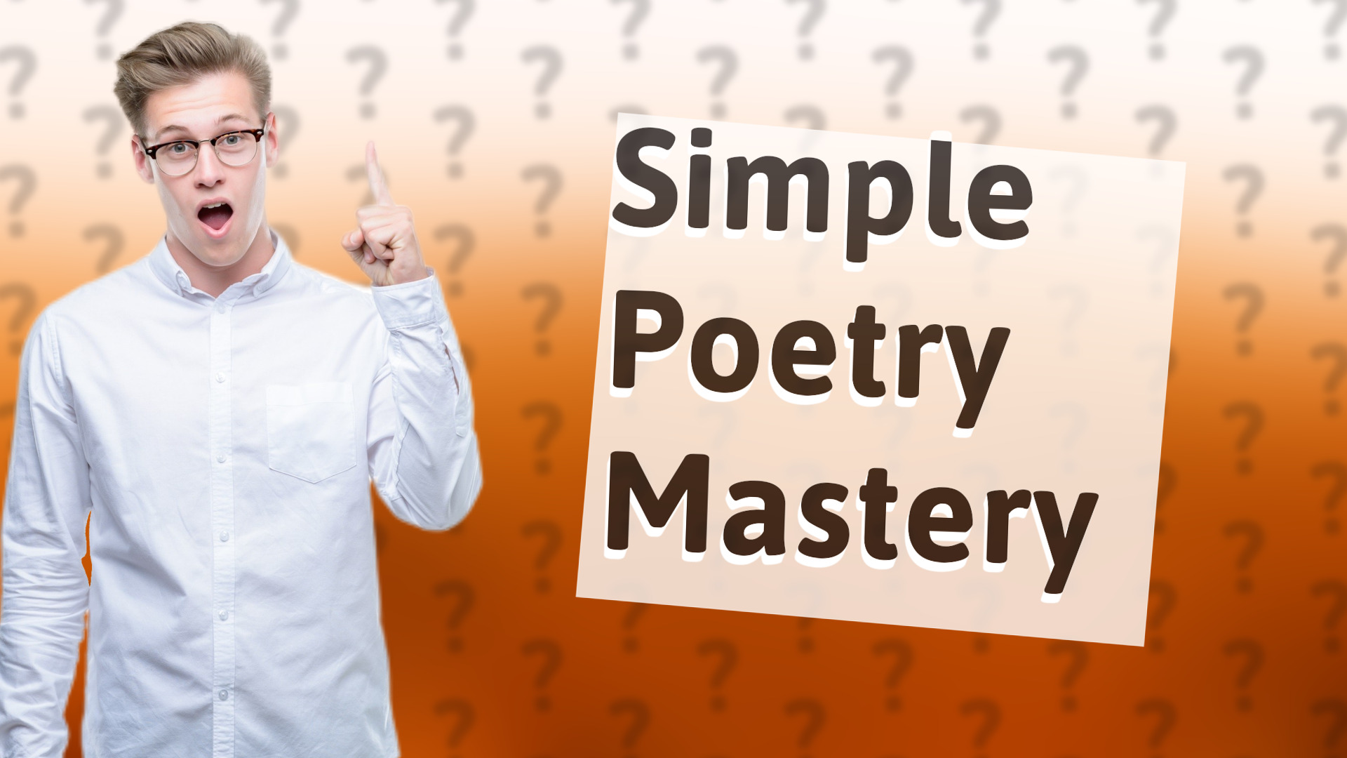 Simple Poetry Mastery