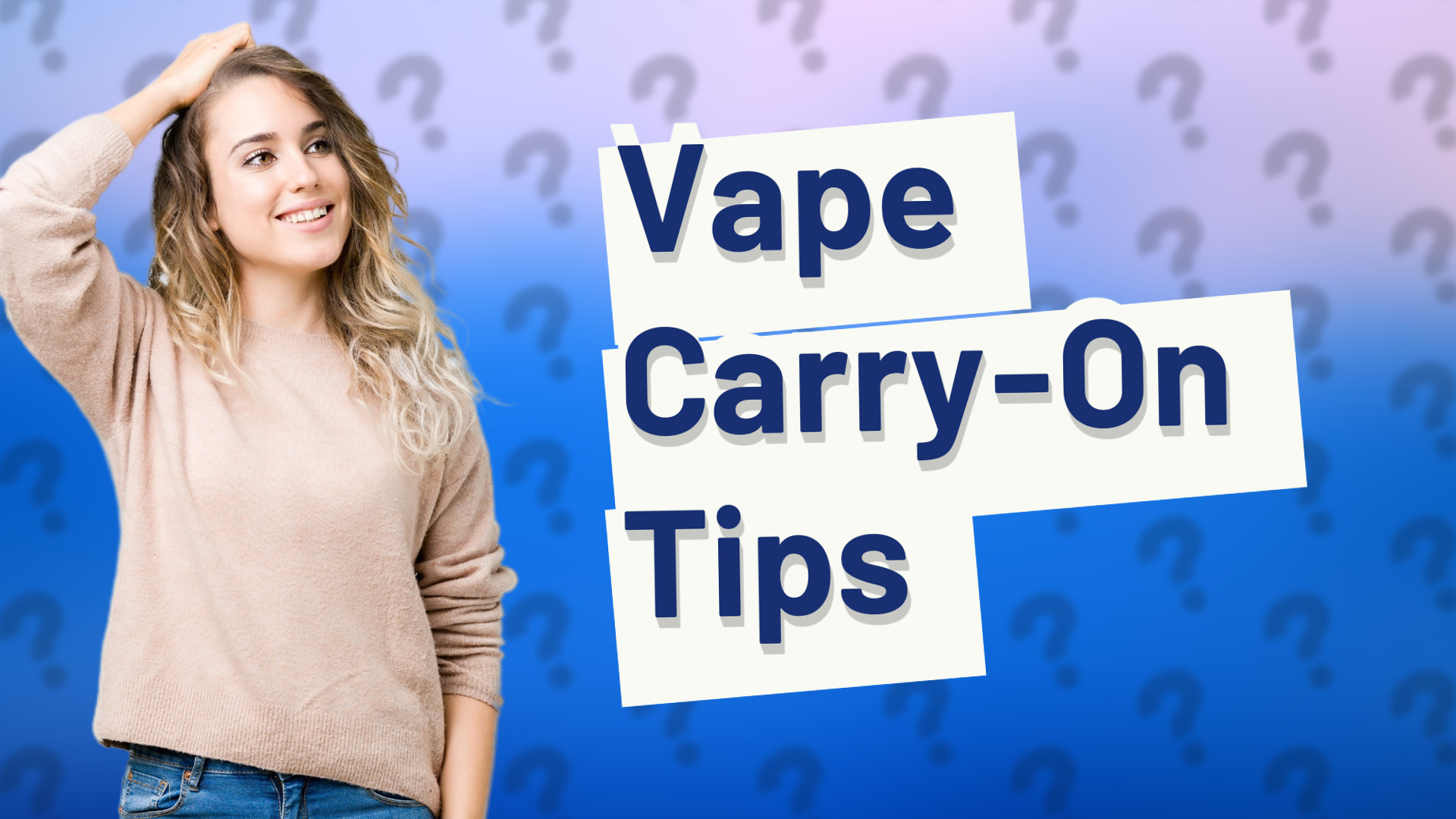 Vape Carry-On Tips