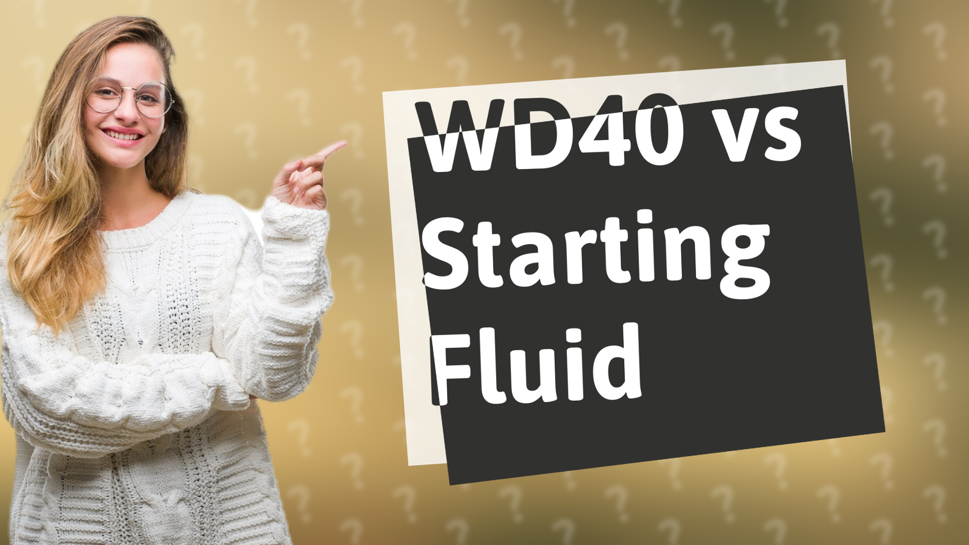 WD40 vs Starting Fluid