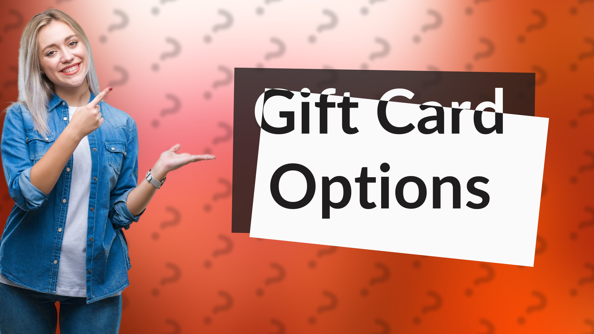 Gift Card Options