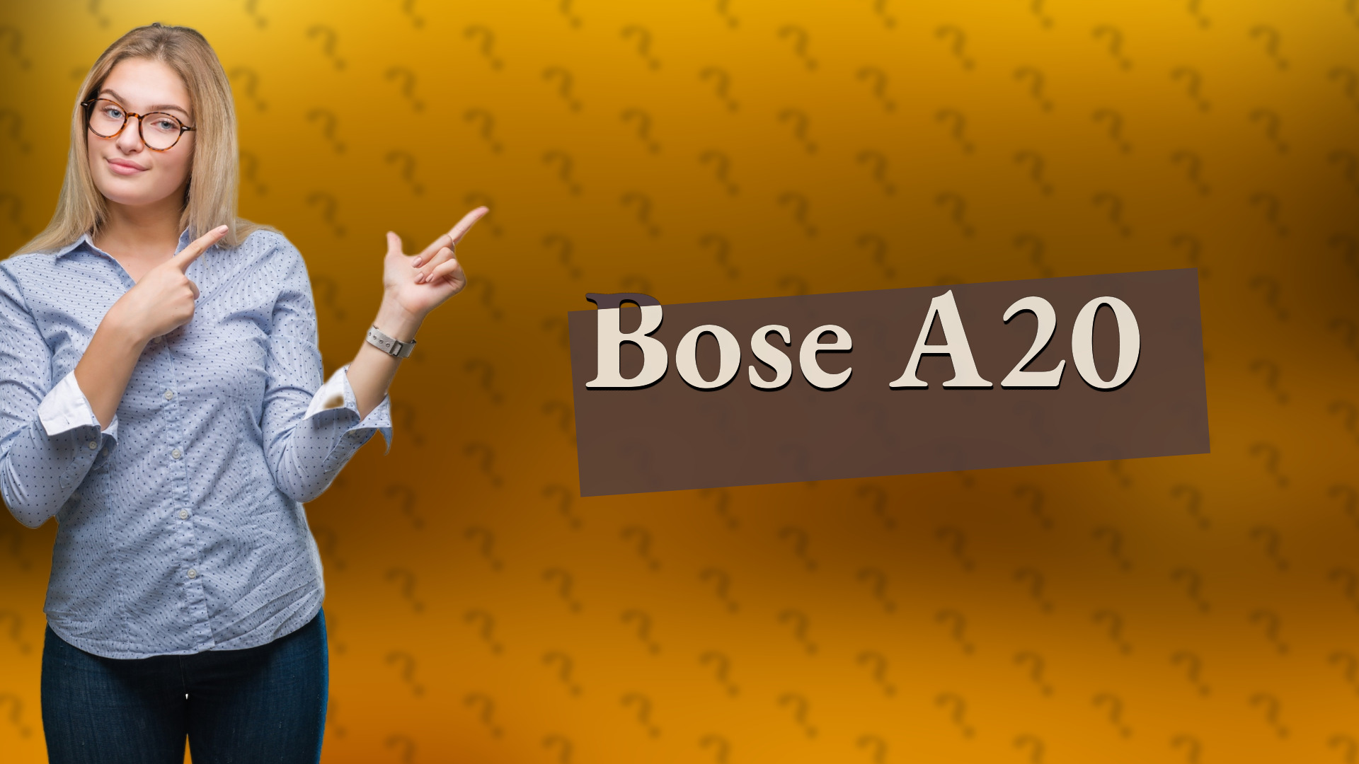Bose A20