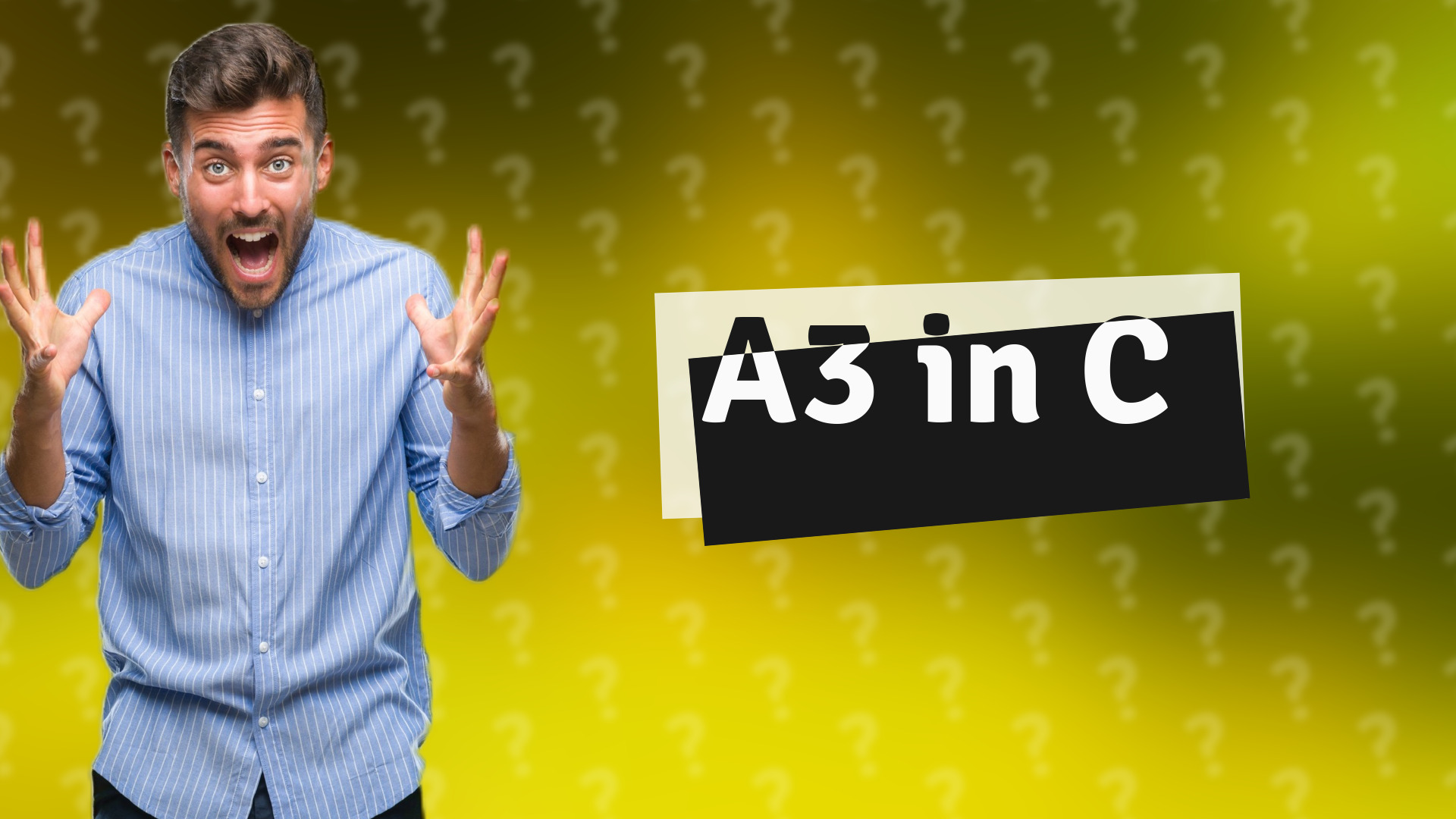 A3 in C