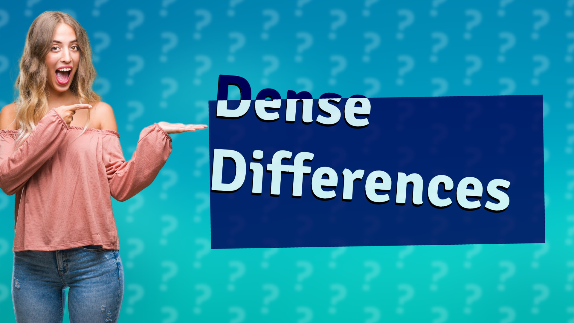 Dense Differences