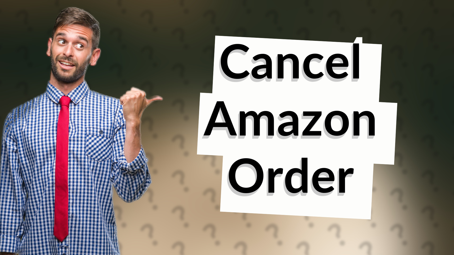Cancel Amazon Order
