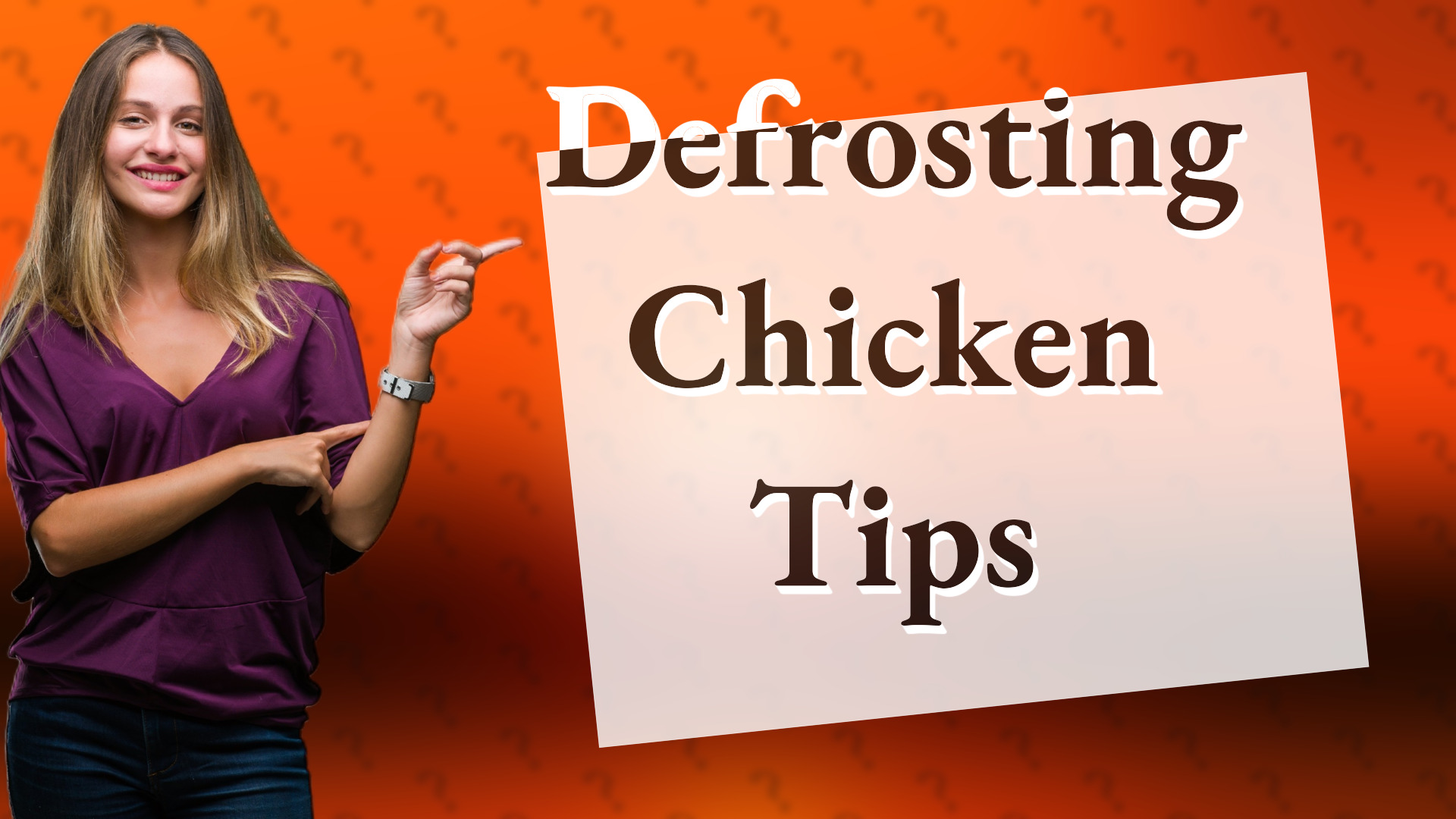 Defrosting Chicken Tips