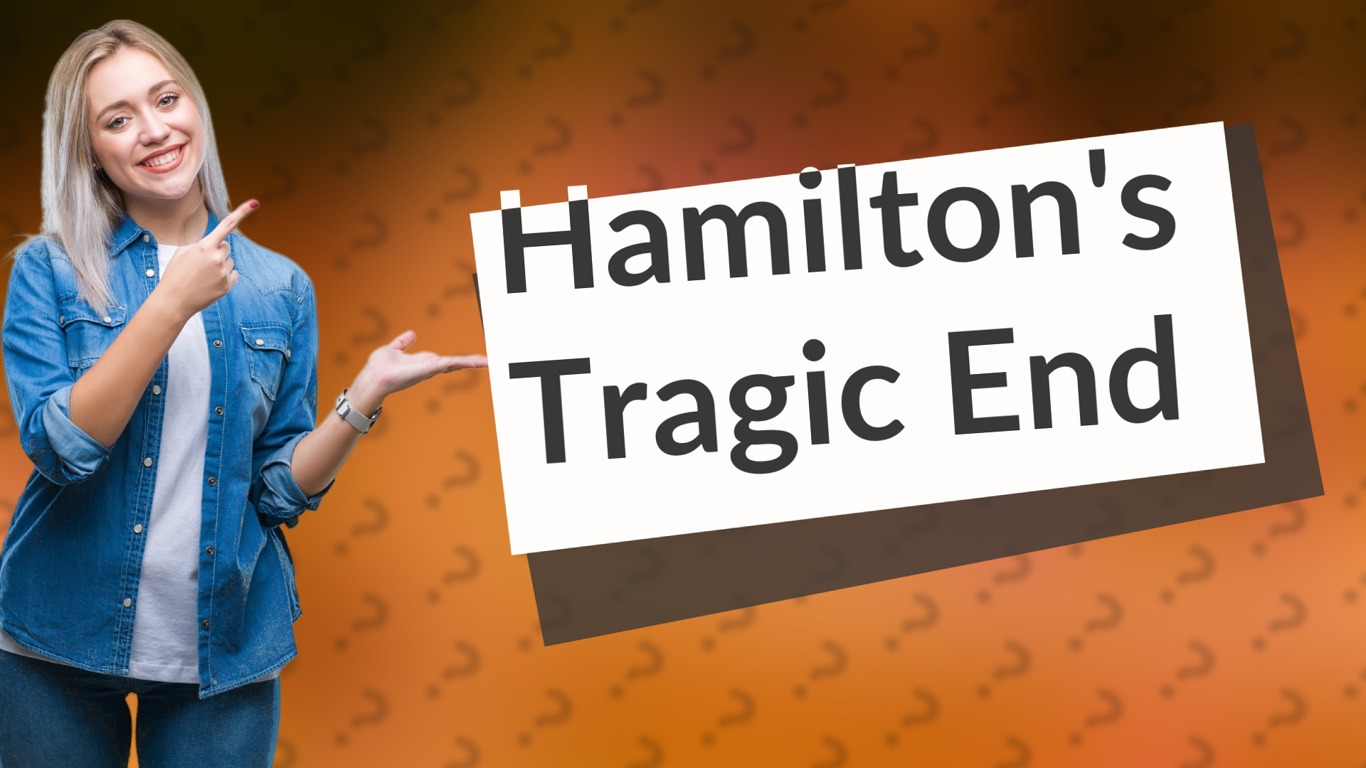 Hamilton's Tragic End