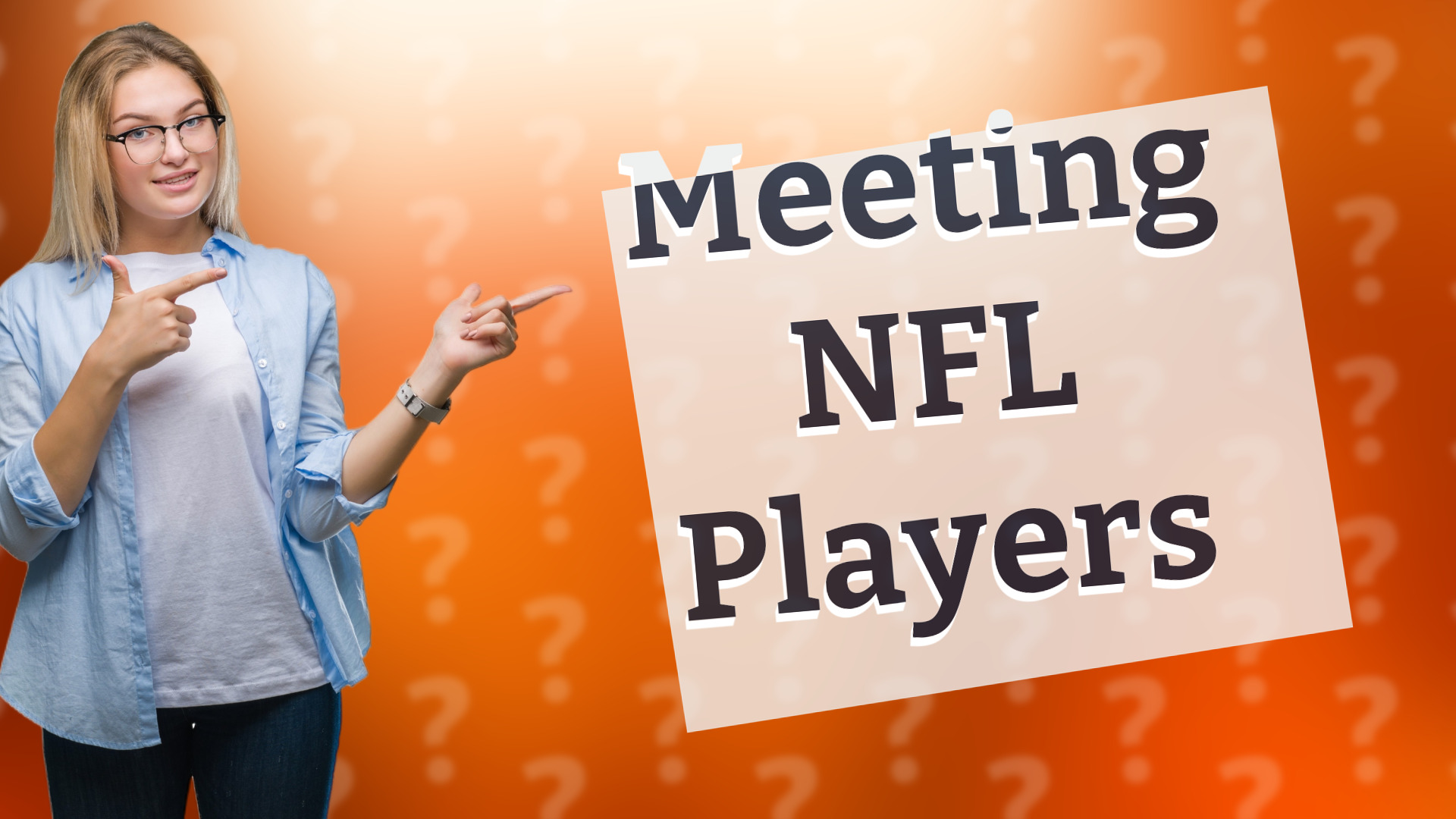 Meeting NFL Players