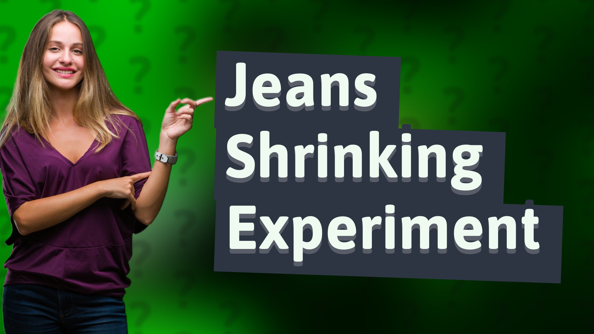 Jeans Shrinking Experiment