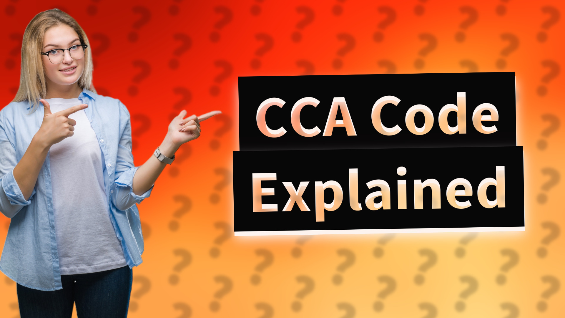 CCA Code Explained