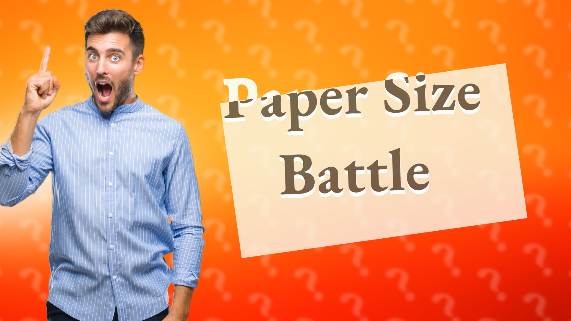 Paper Size Battle
