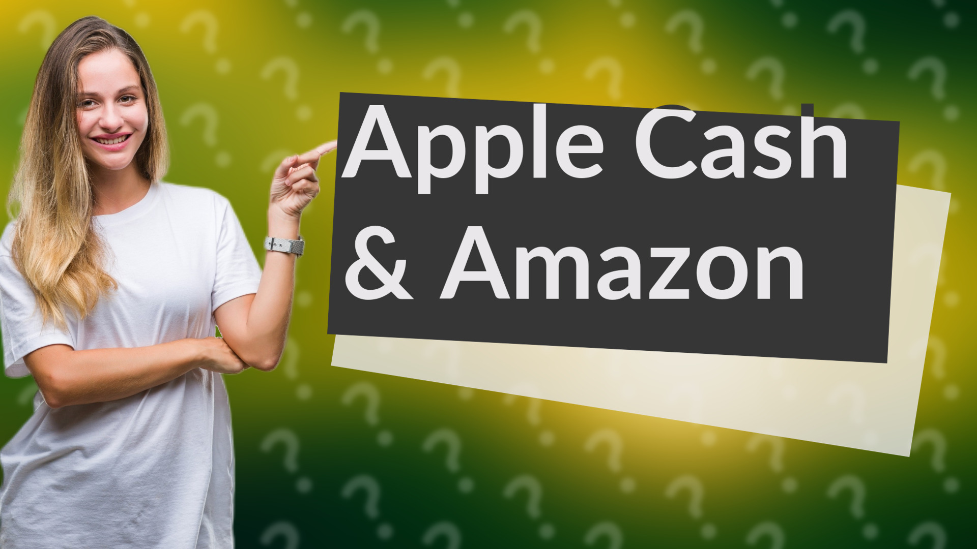 Apple Cash & Amazon
