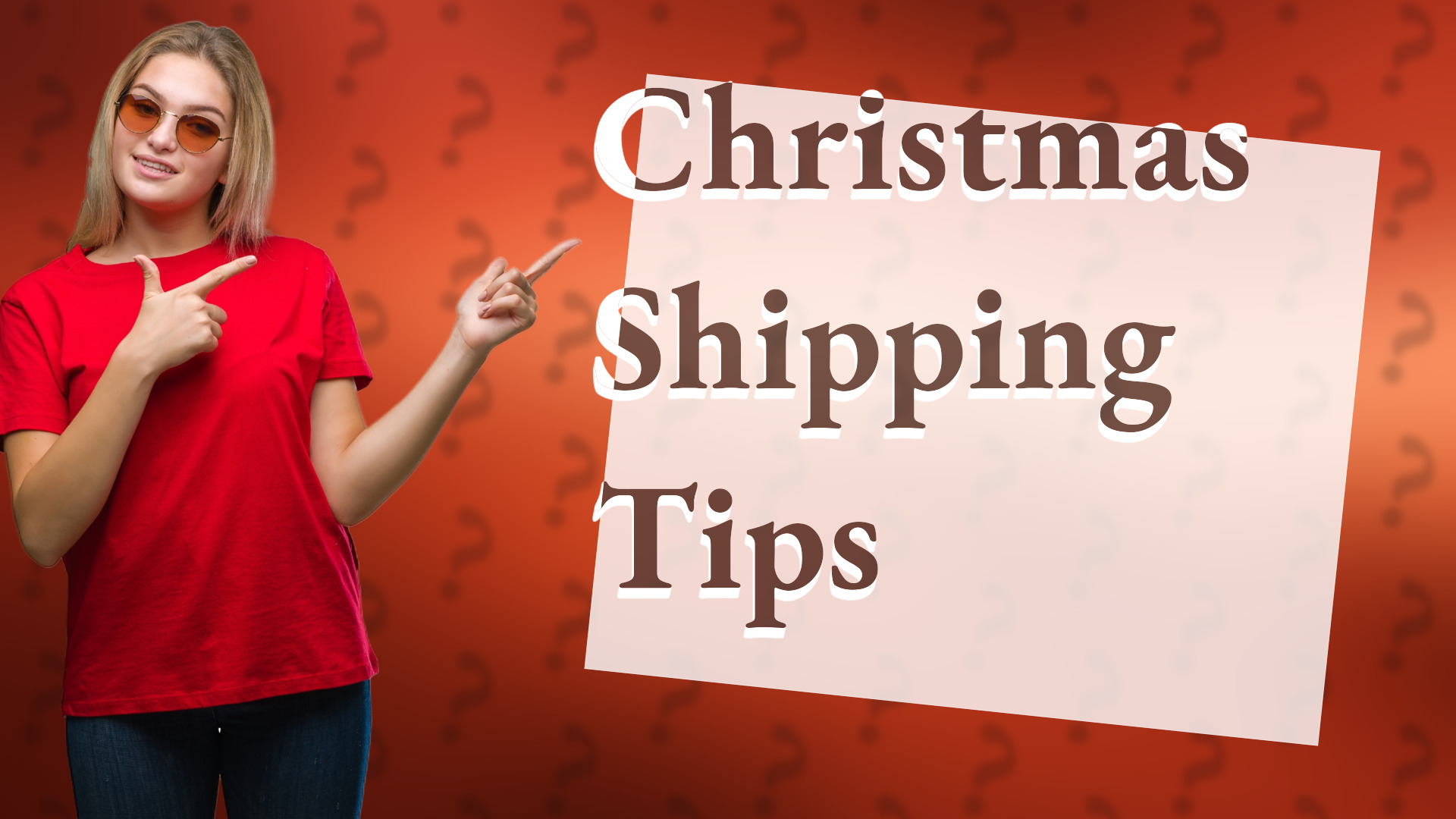 Christmas Shipping Tips