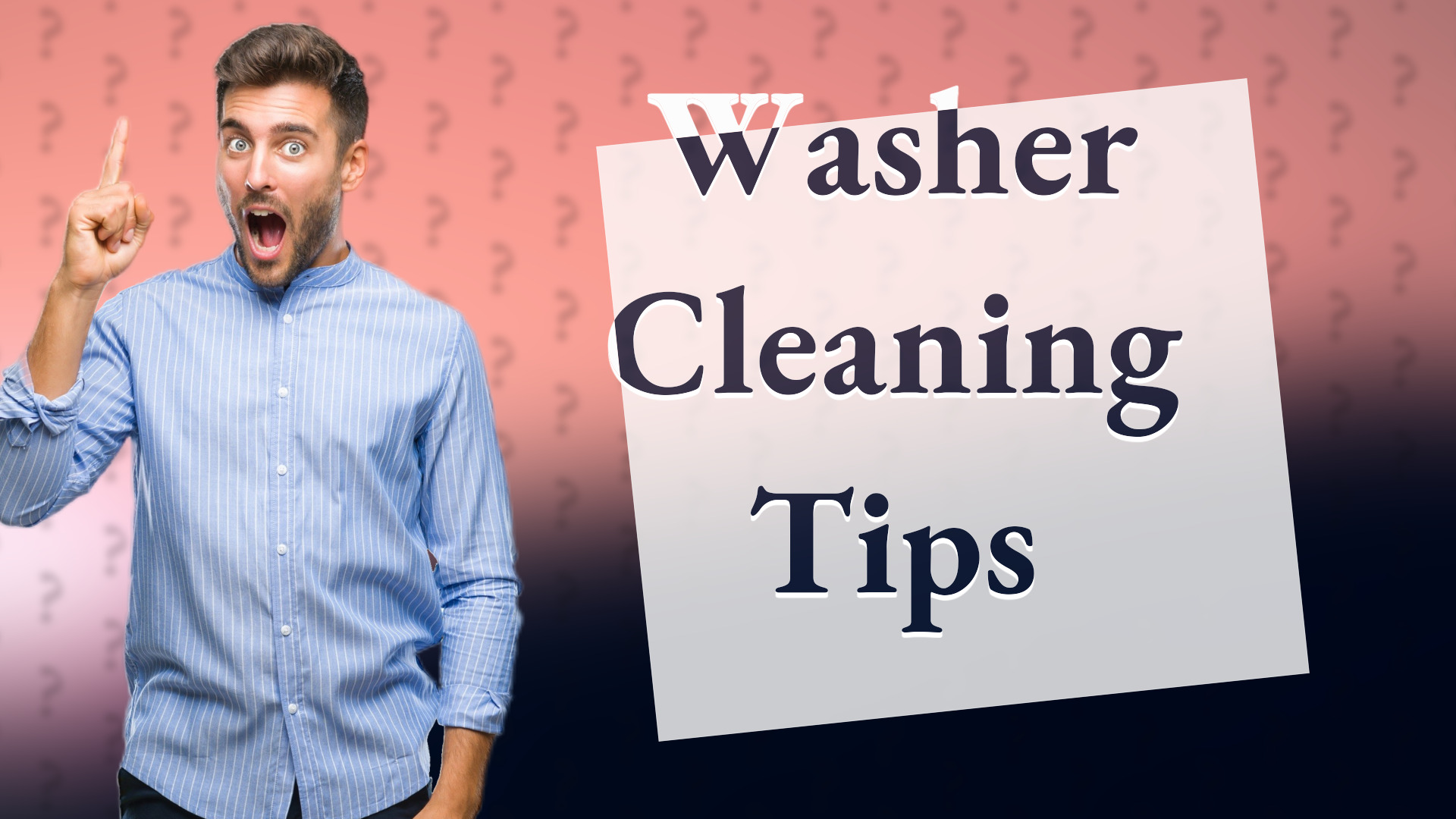 Washer Cleaning Tips