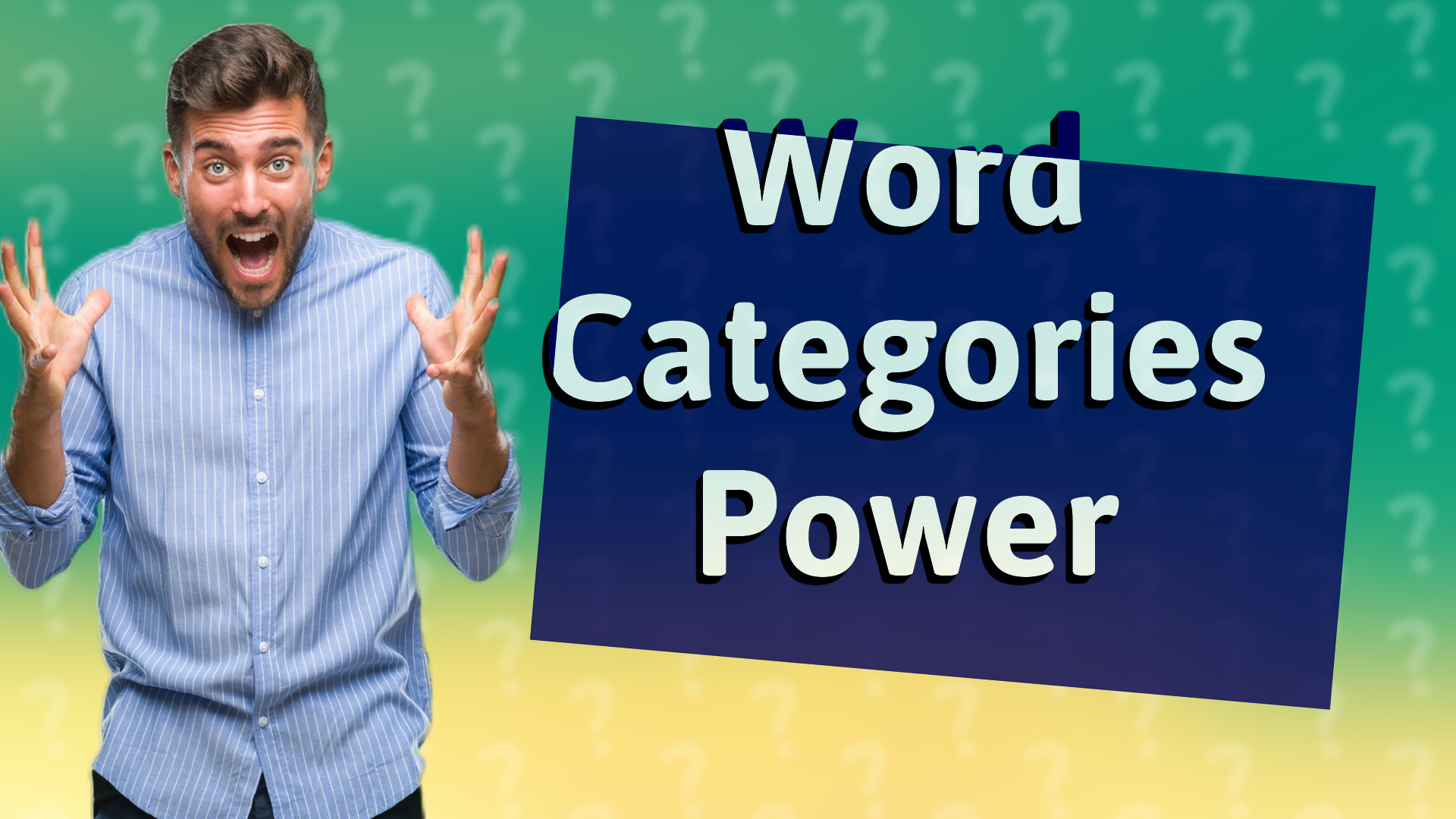 Word Categories Power