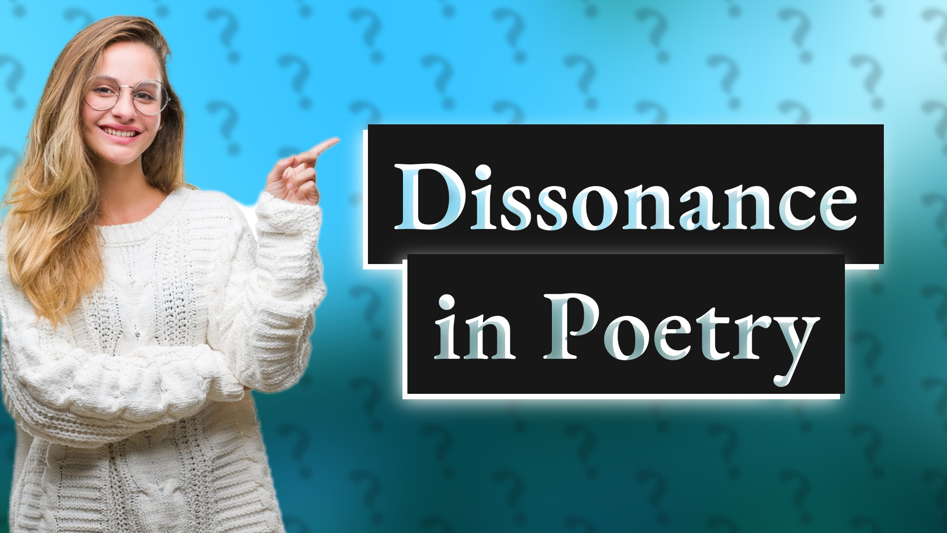 Dissonance in Poetry