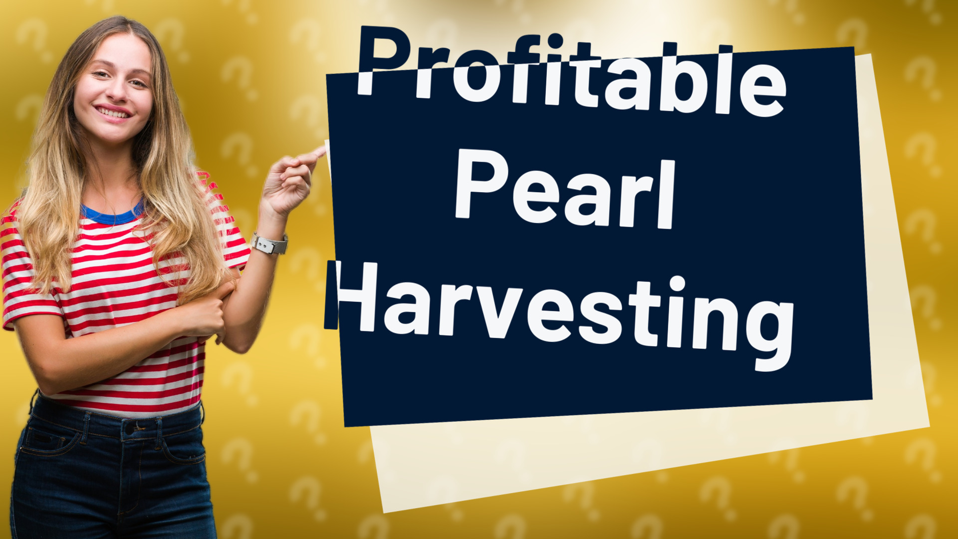 Profitable Pearl Harvesting