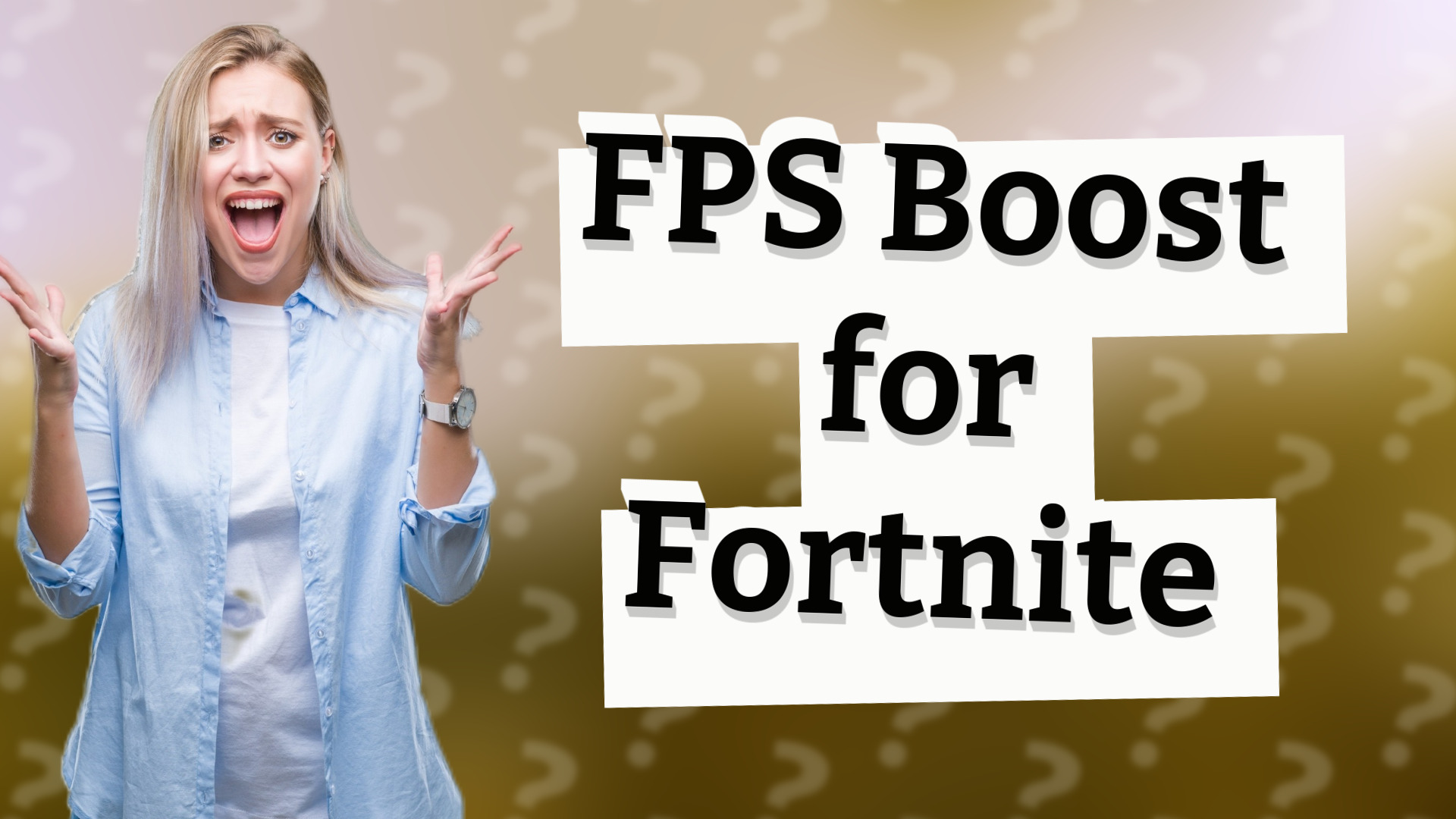 FPS Boost for Fortnite