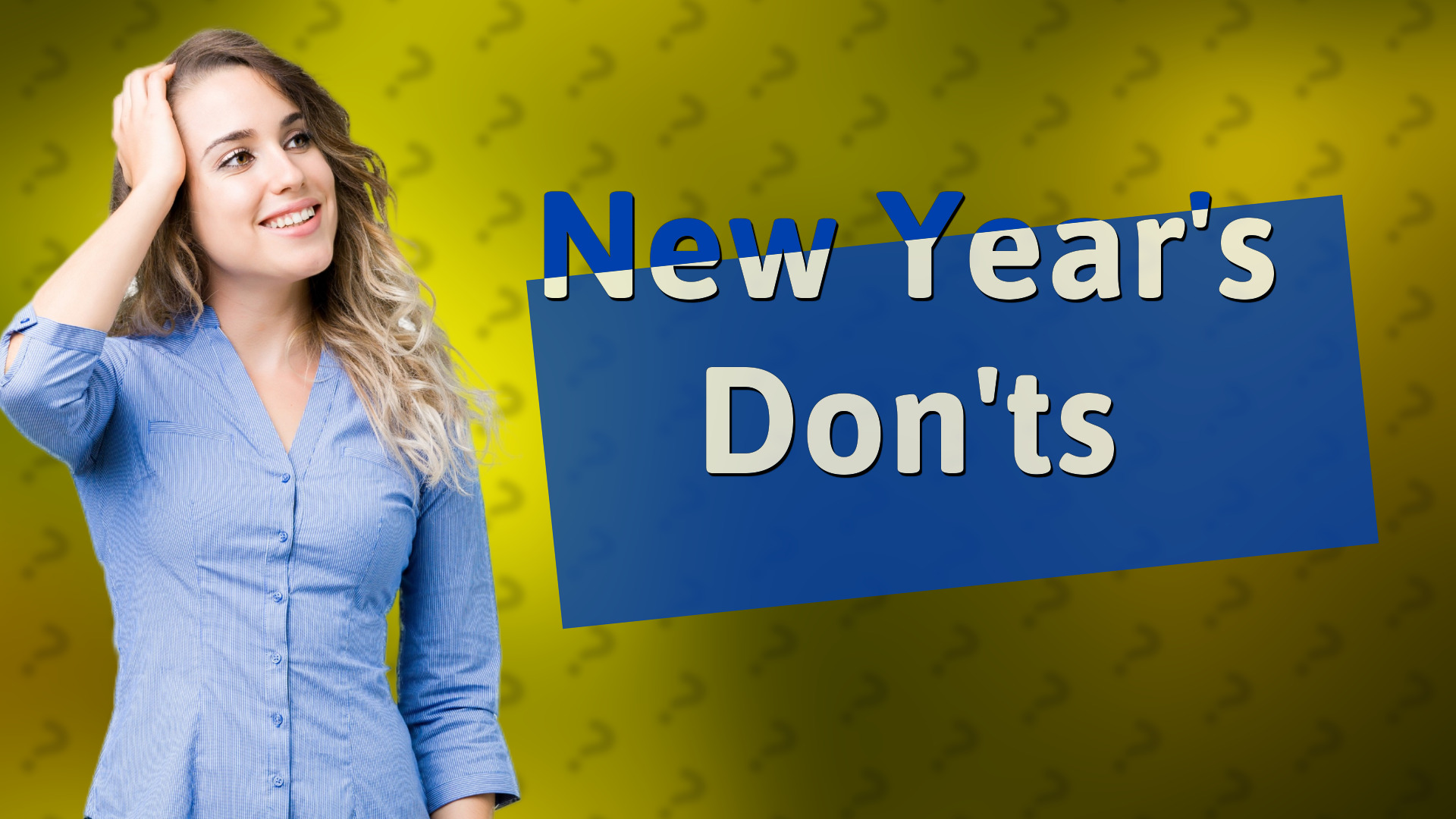 New Year's Don'ts