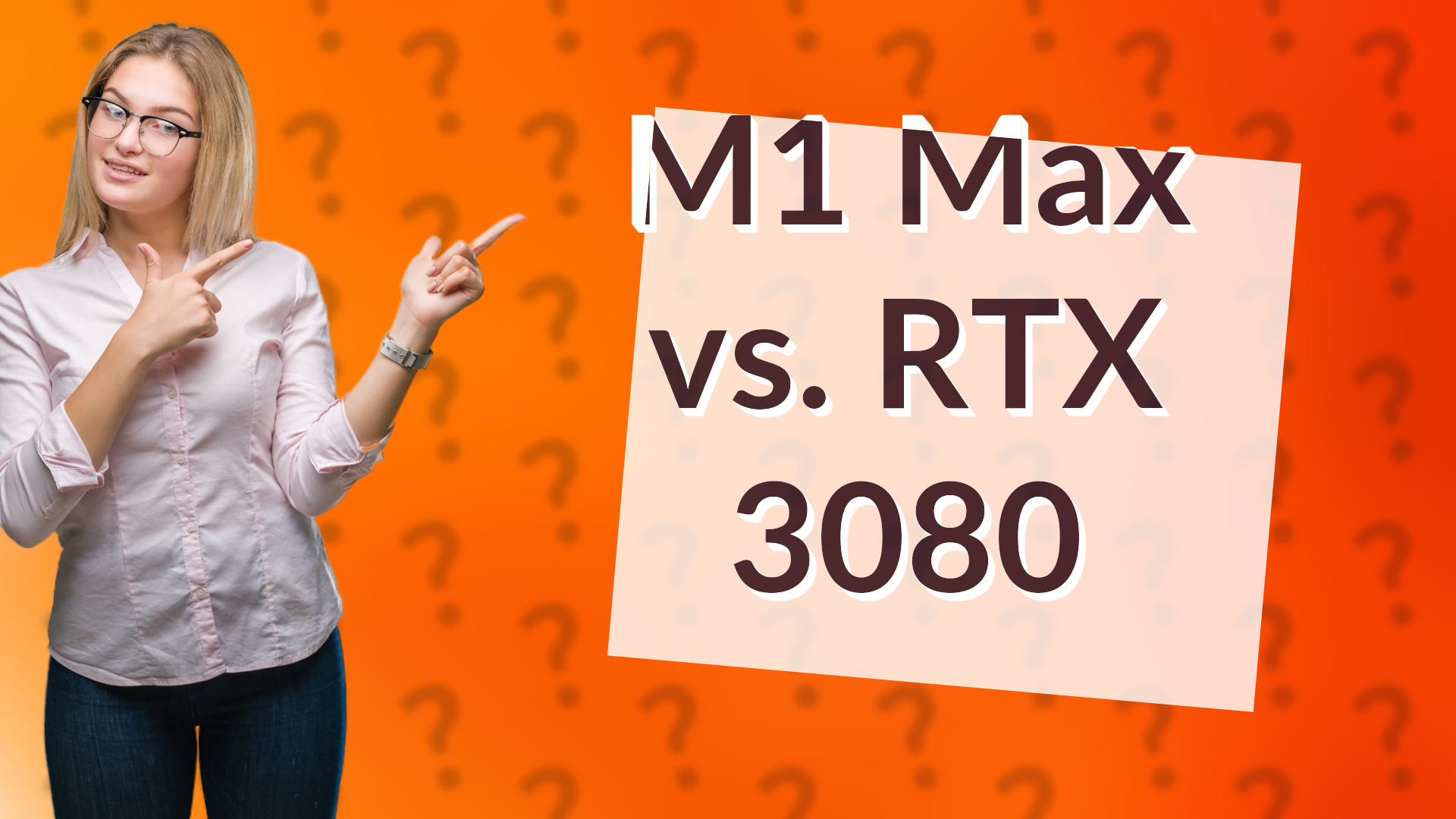 M1 Max vs. RTX 3080