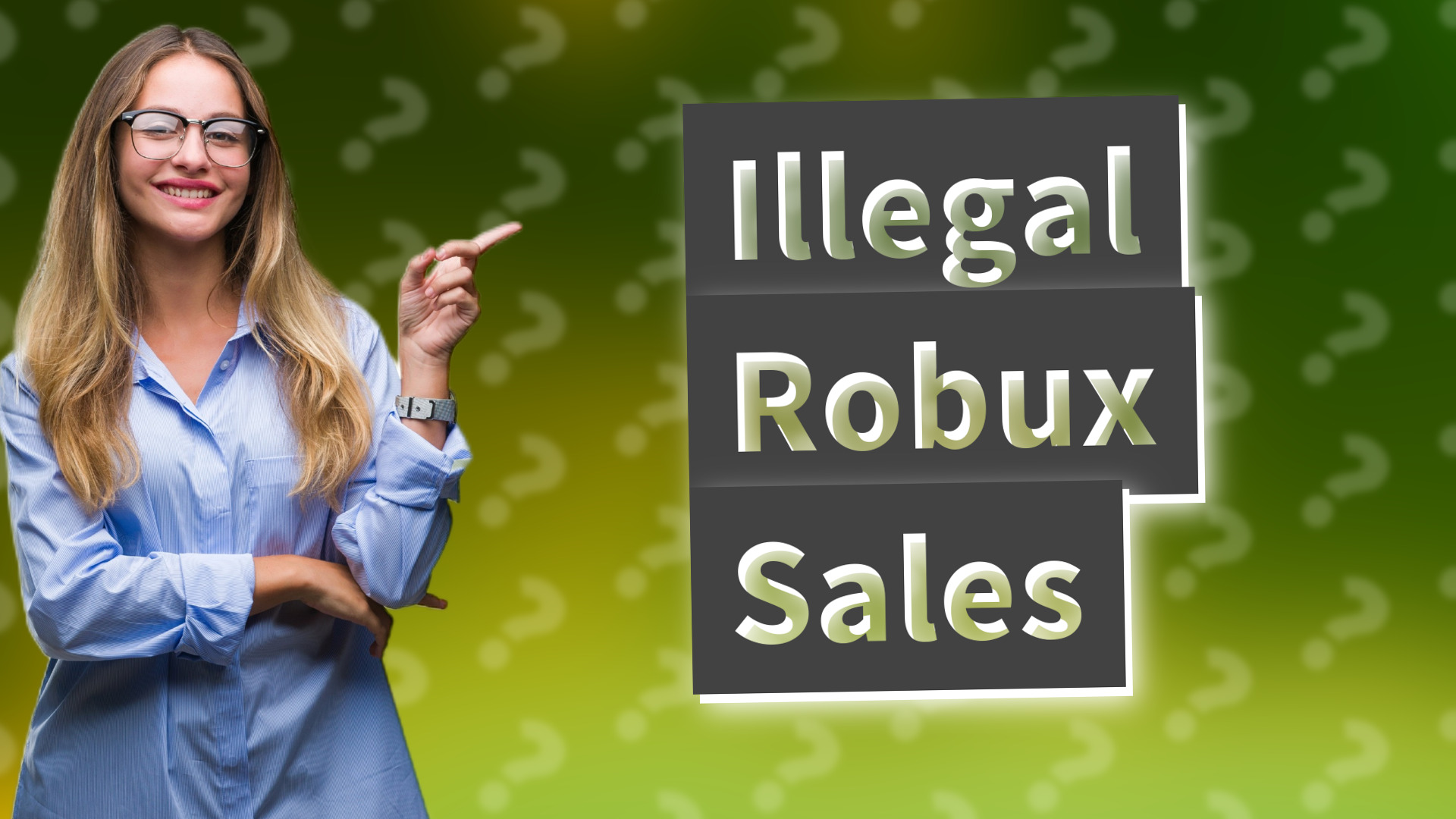 Illegal Robux Sales