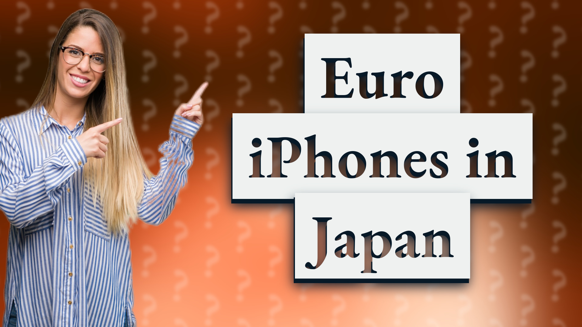 Euro iPhones in Japan