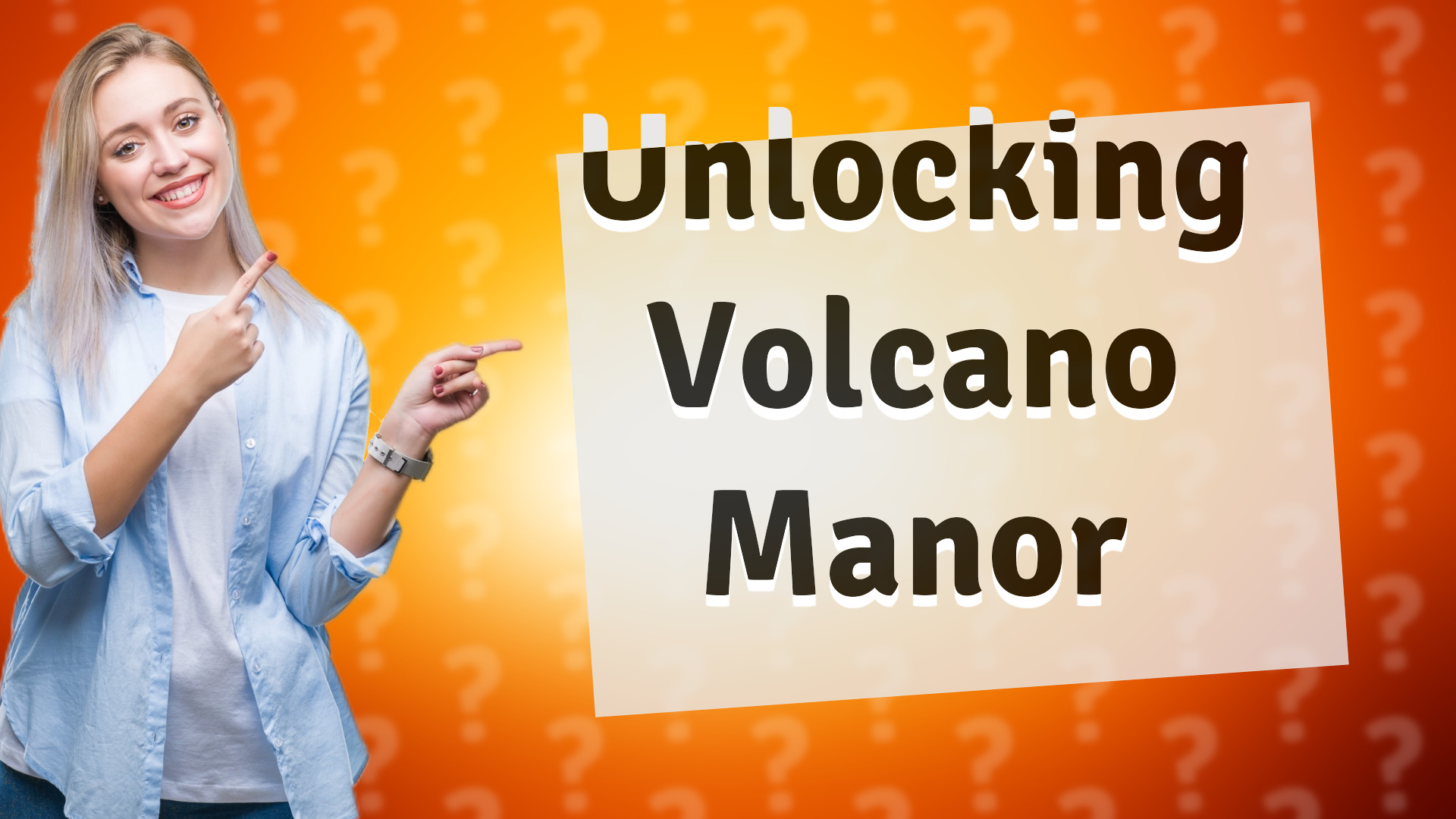 Unlocking Volcano Manor