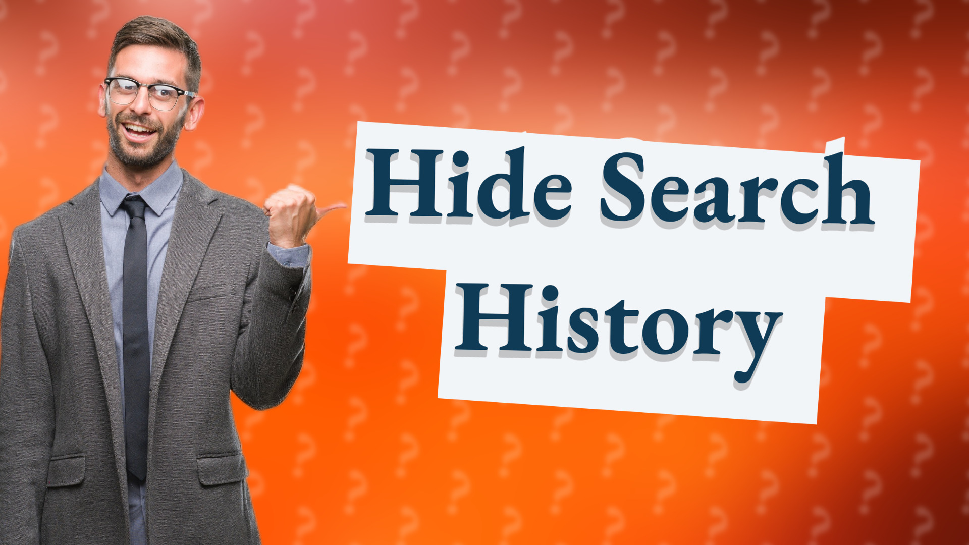 Hide Search History