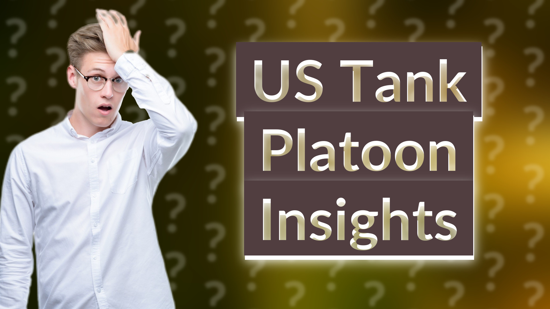 US Tank Platoon Insights