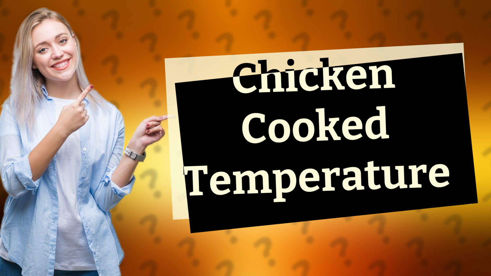 Chicken Cooked Temperature