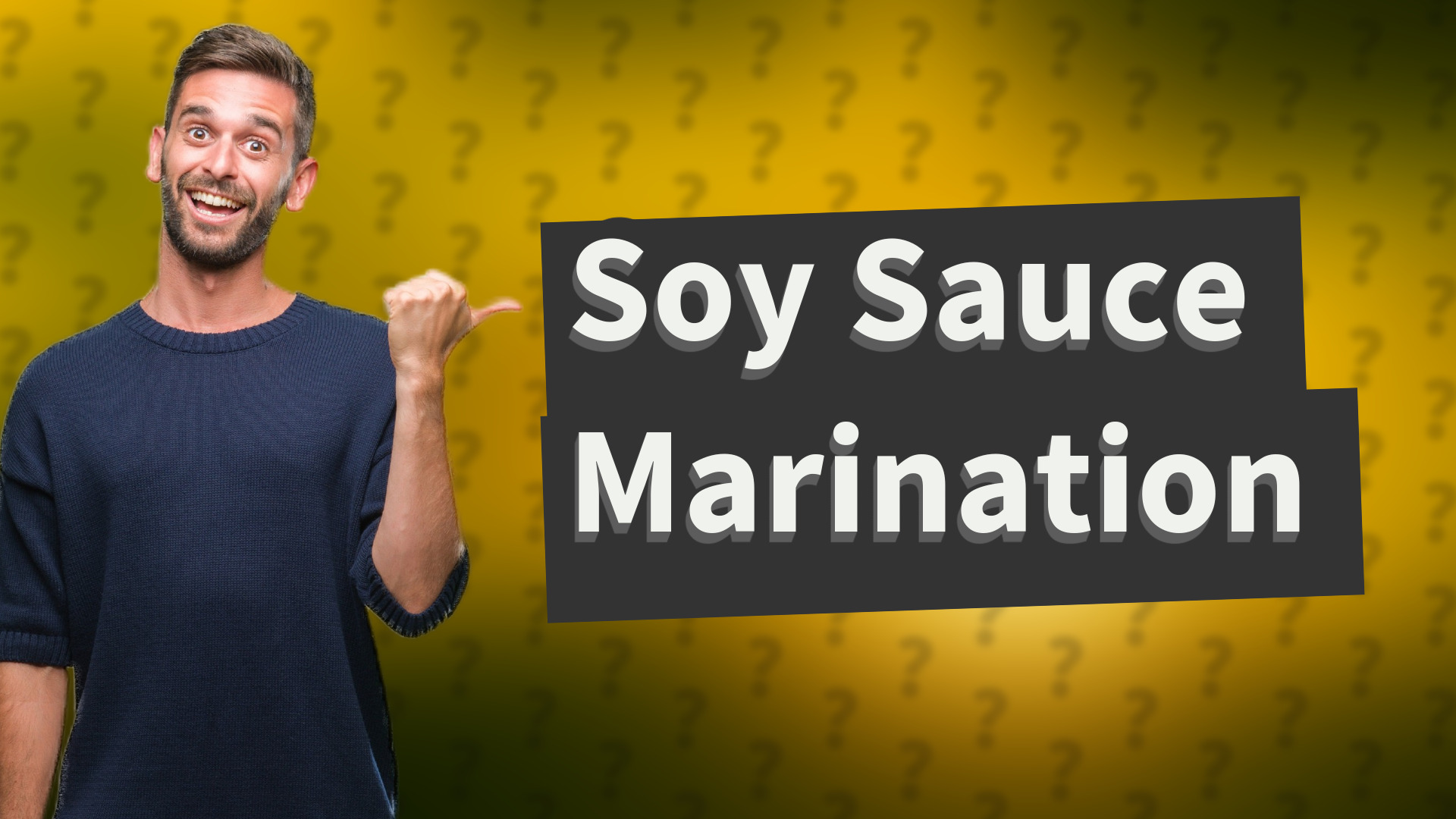 Soy Sauce Marination