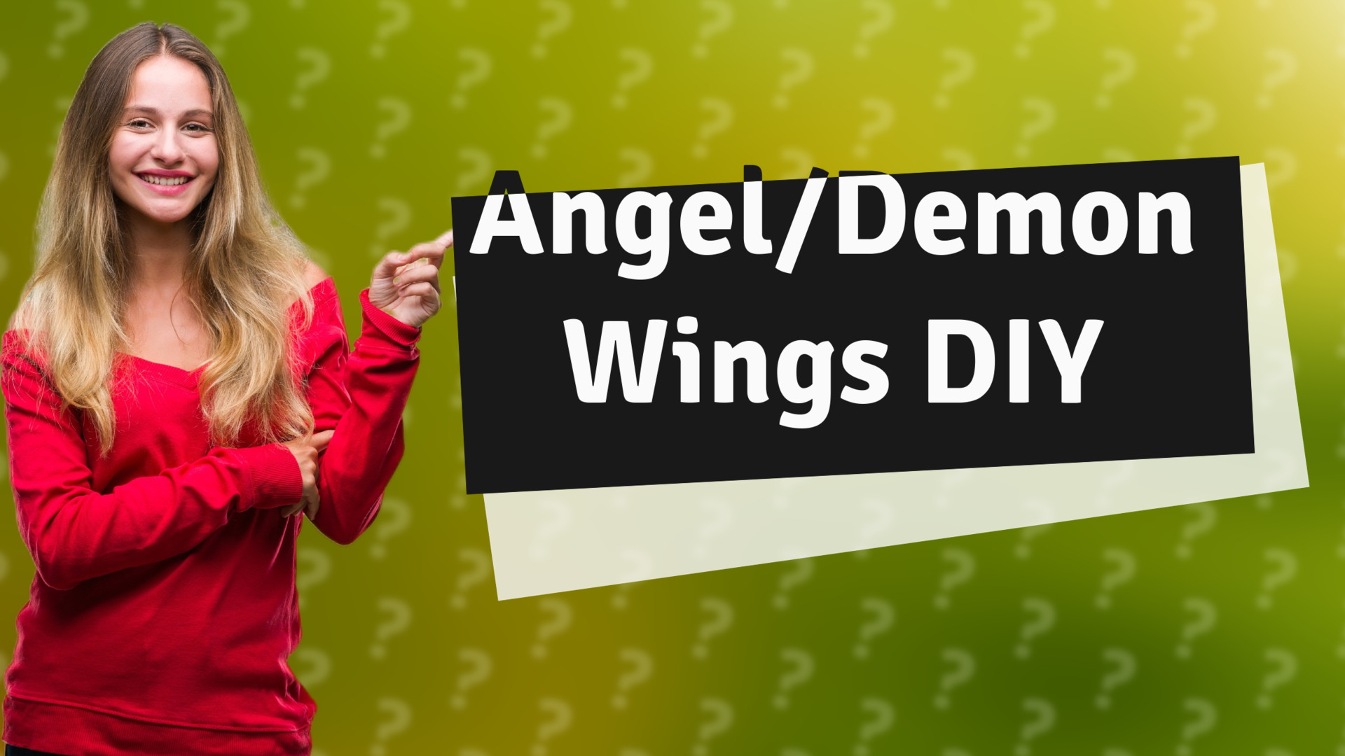 Angel/Demon Wings DIY