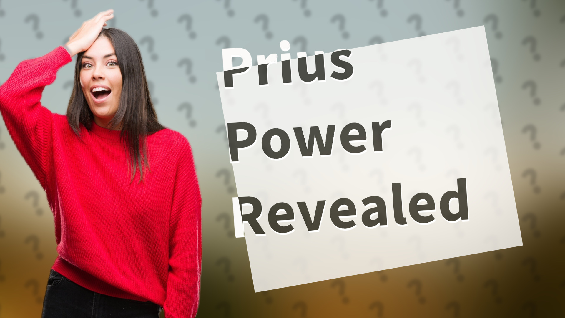 Prius Power Revealed