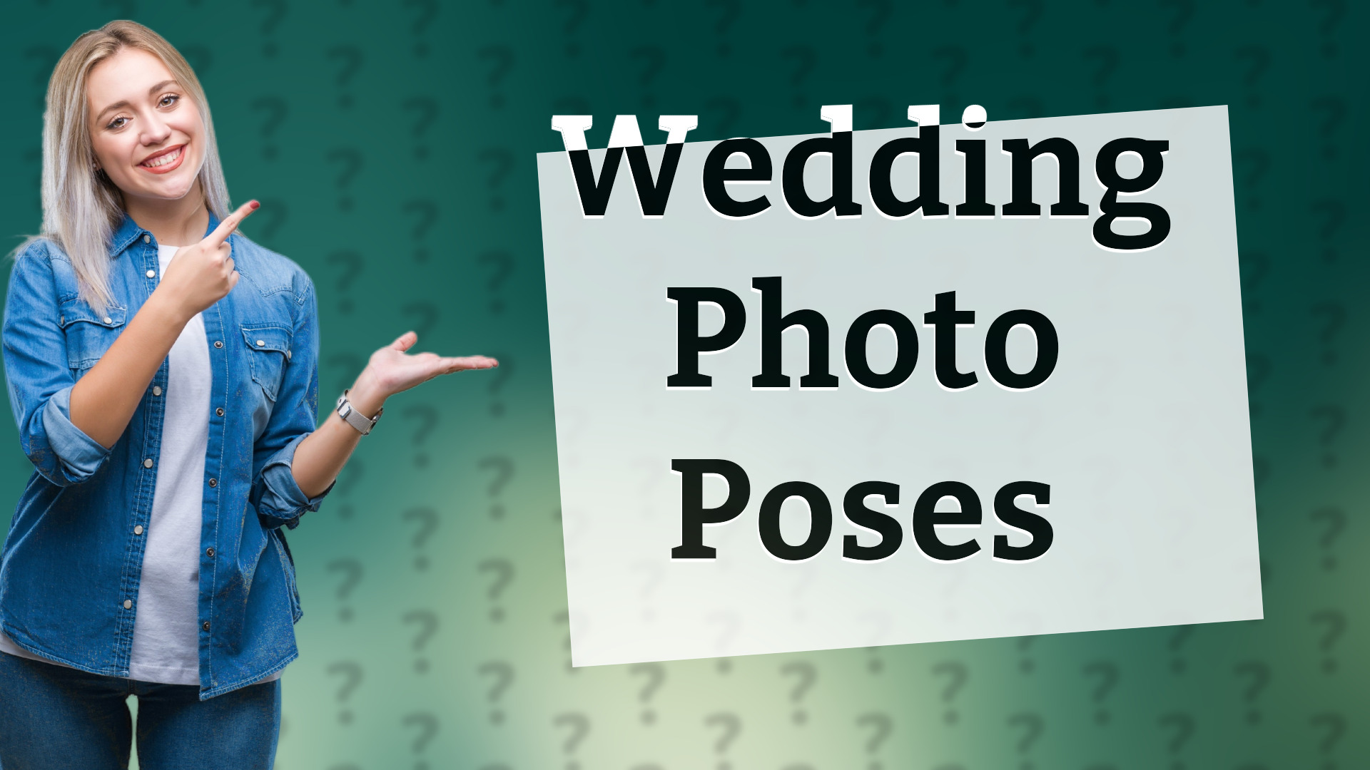 Wedding Photo Poses