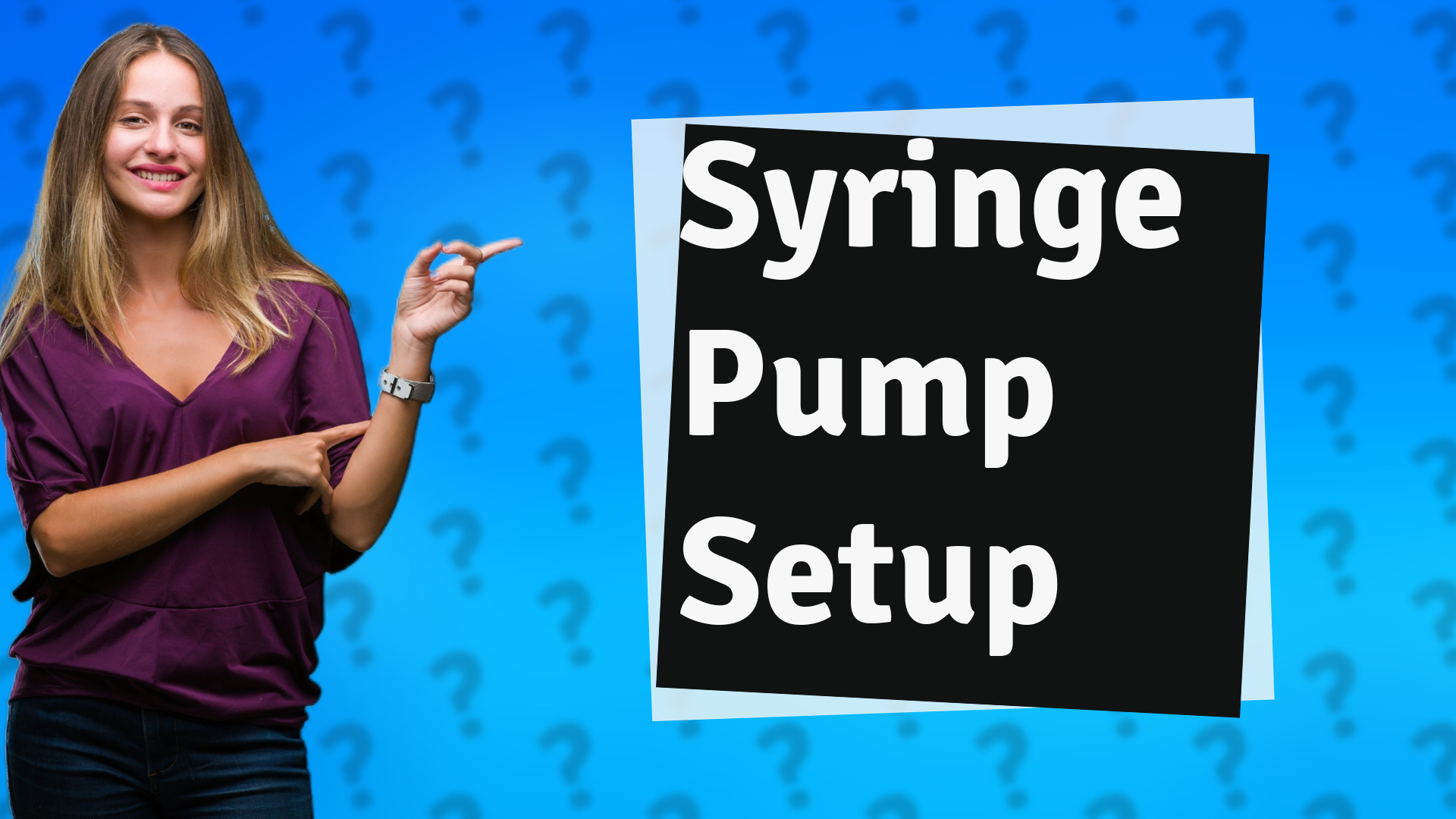 Syringe Pump Setup