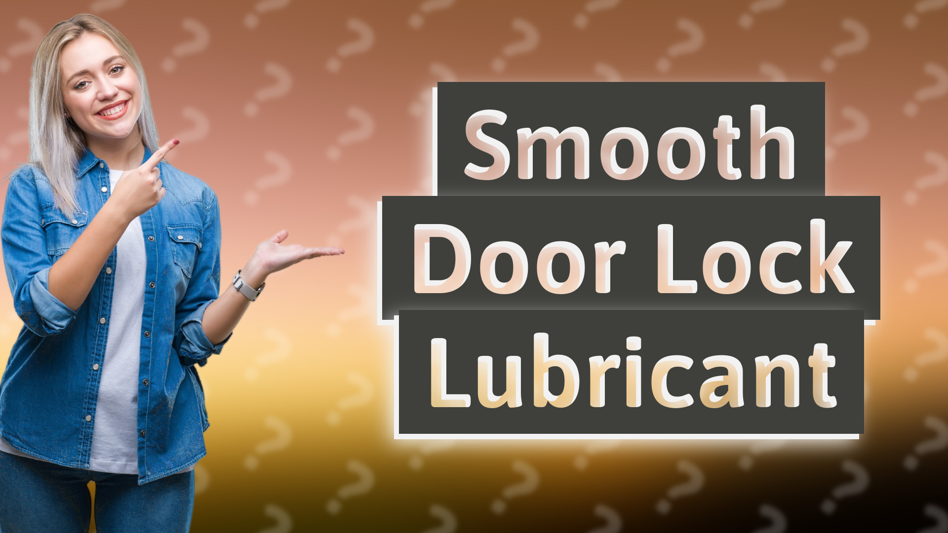 Smooth Door Lock Lubricant