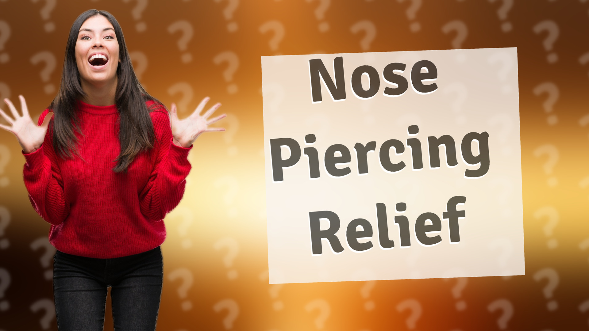 Nose Piercing Relief