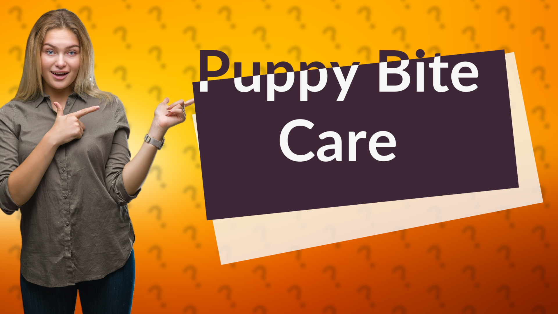 Puppy Bite Care