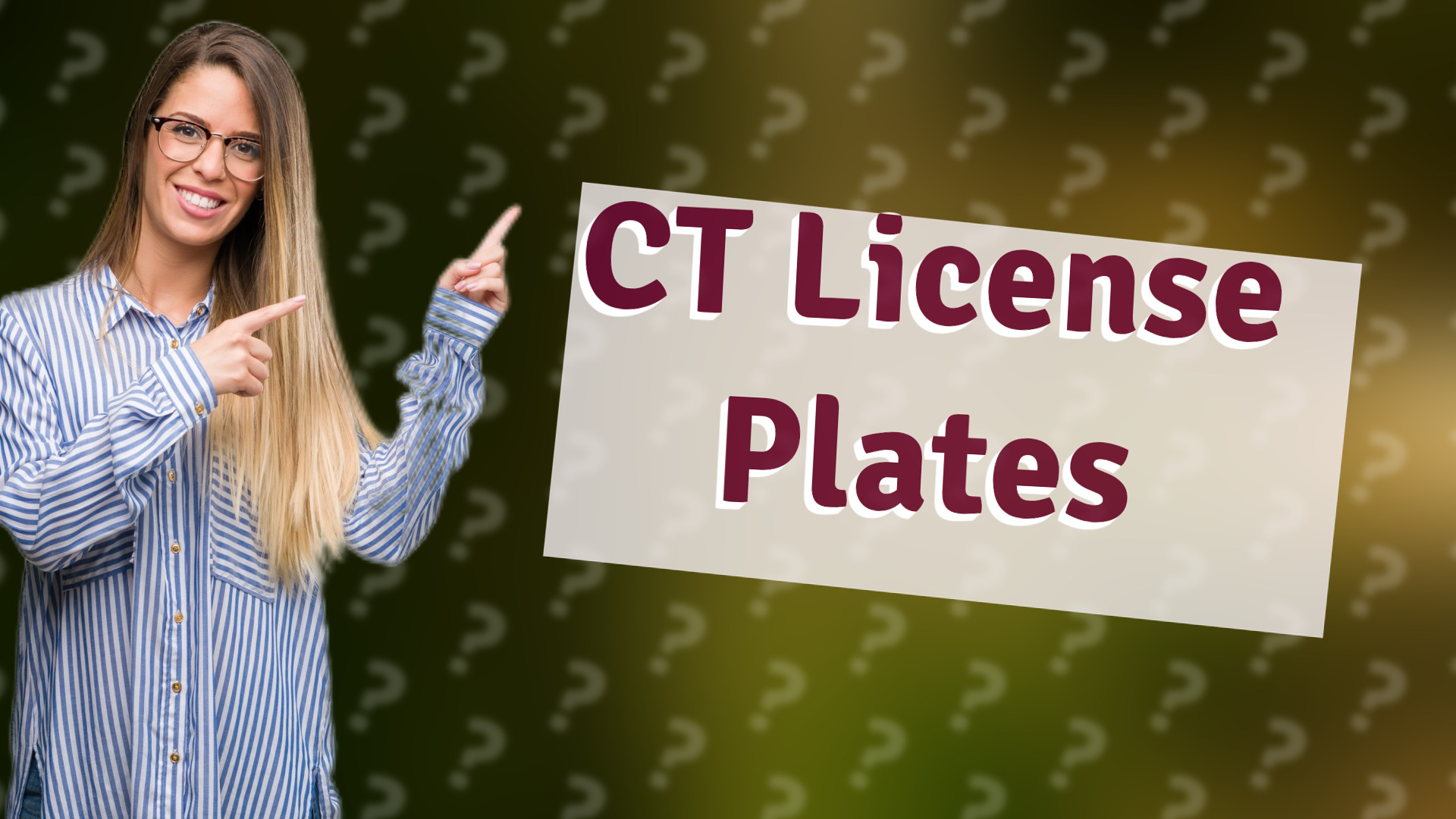 CT License Plates