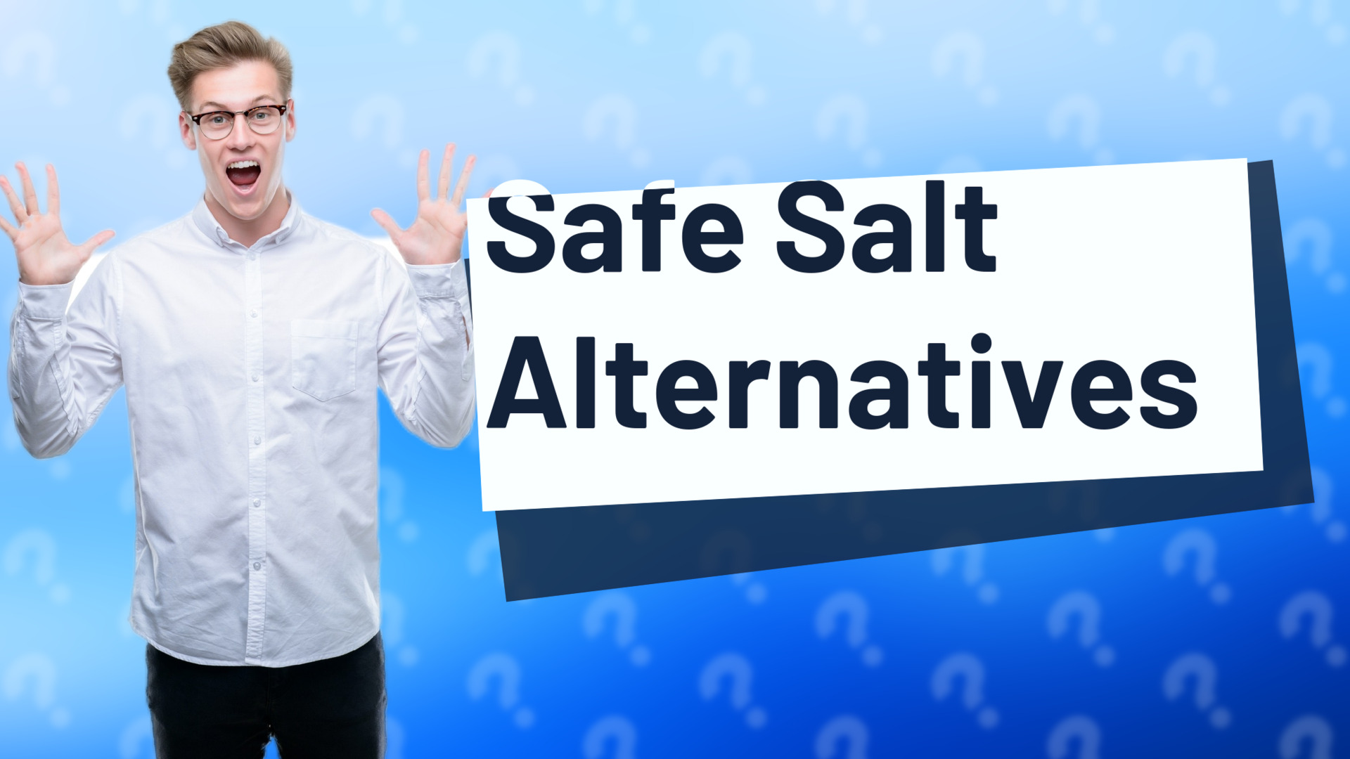 Safe Salt Alternatives