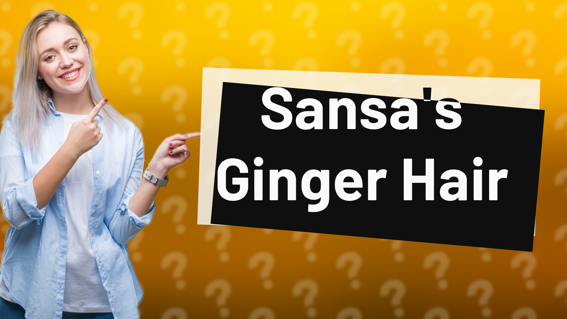 Sansa's Ginger Hair
