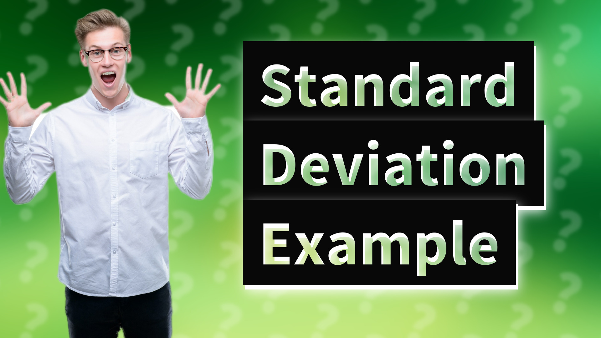 Standard Deviation Example