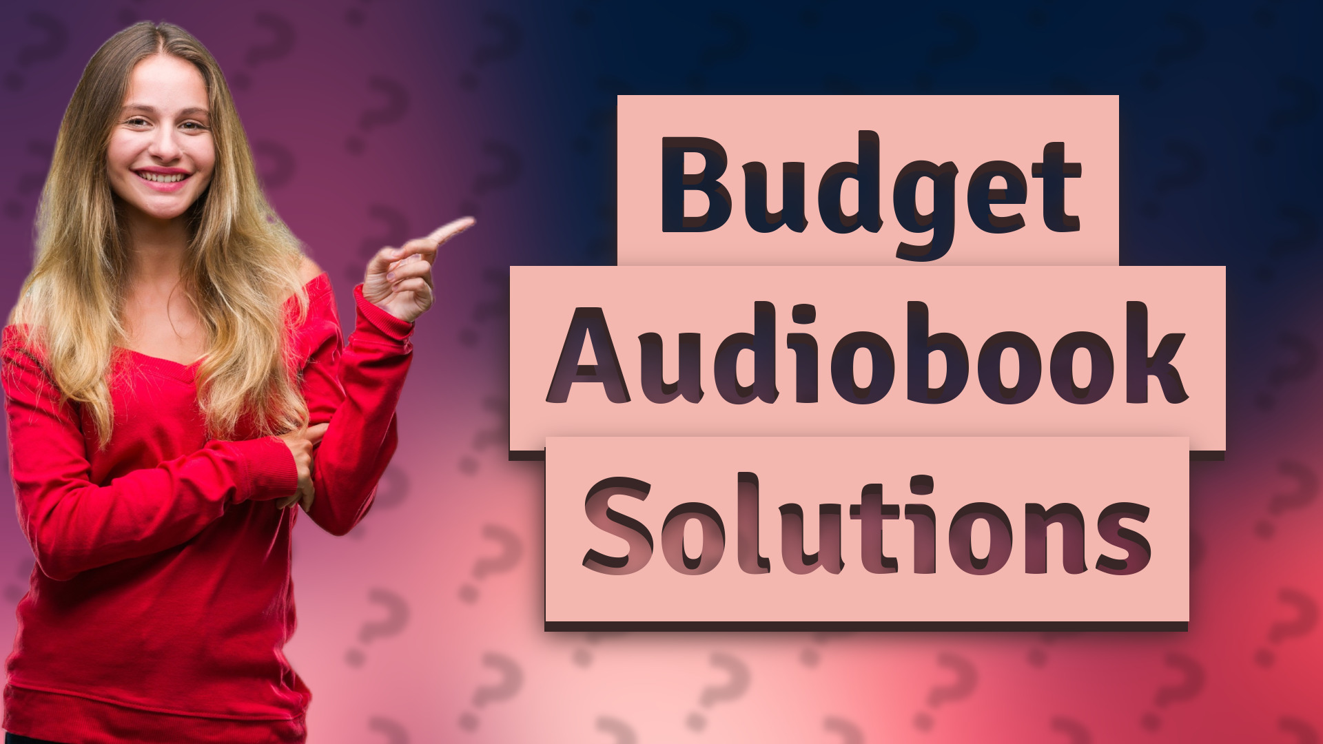 Budget Audiobook Solutions
