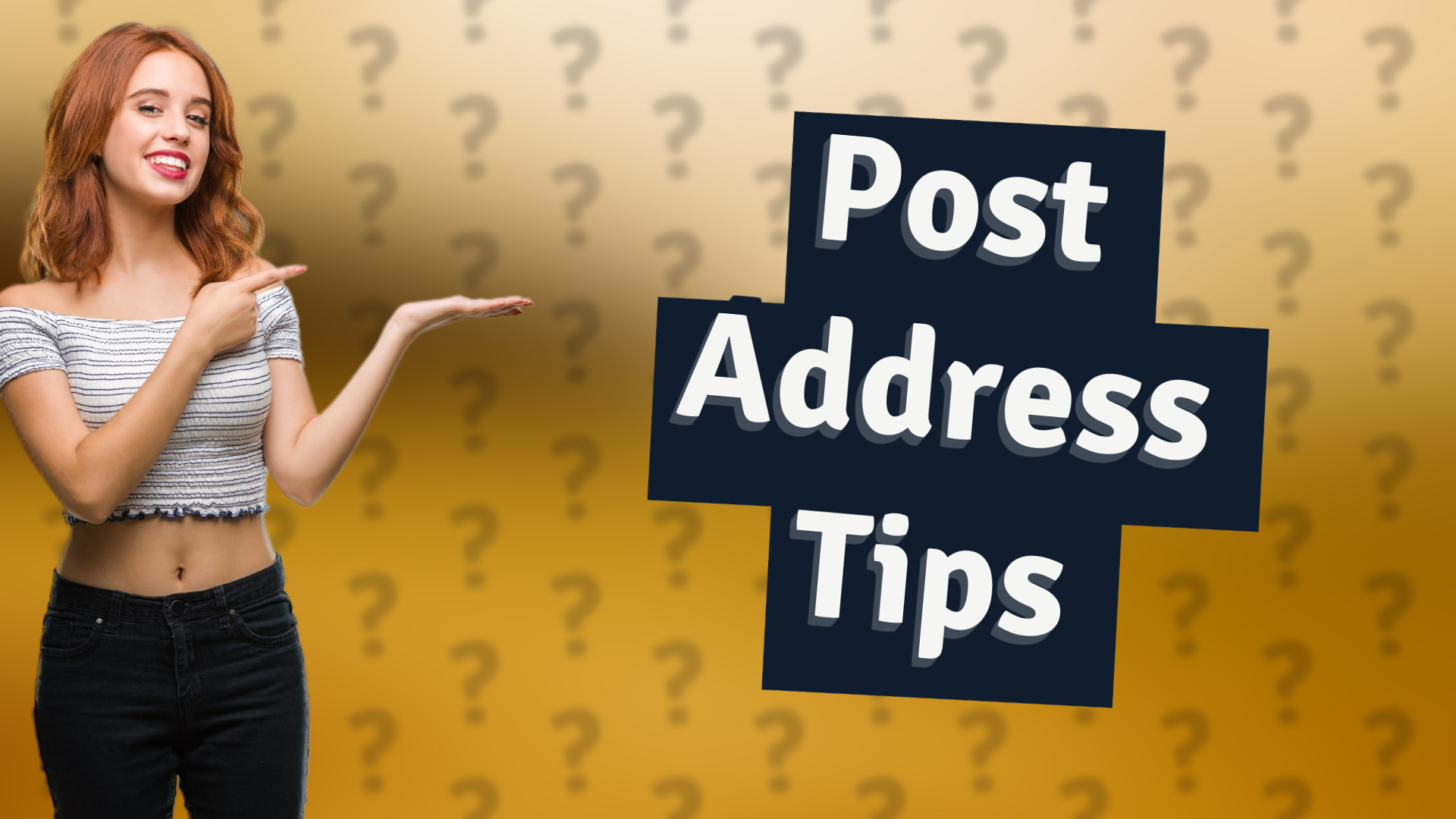 Post Address Tips