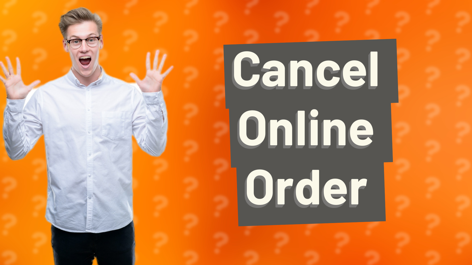 Cancel Online Order