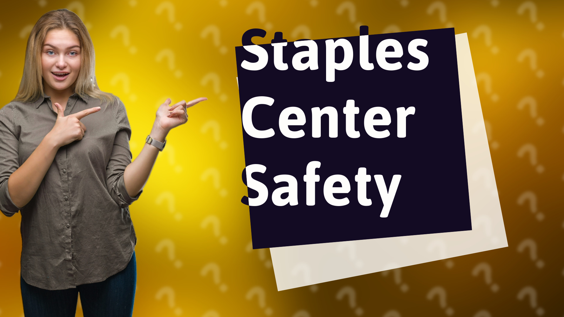 Staples Center Safety