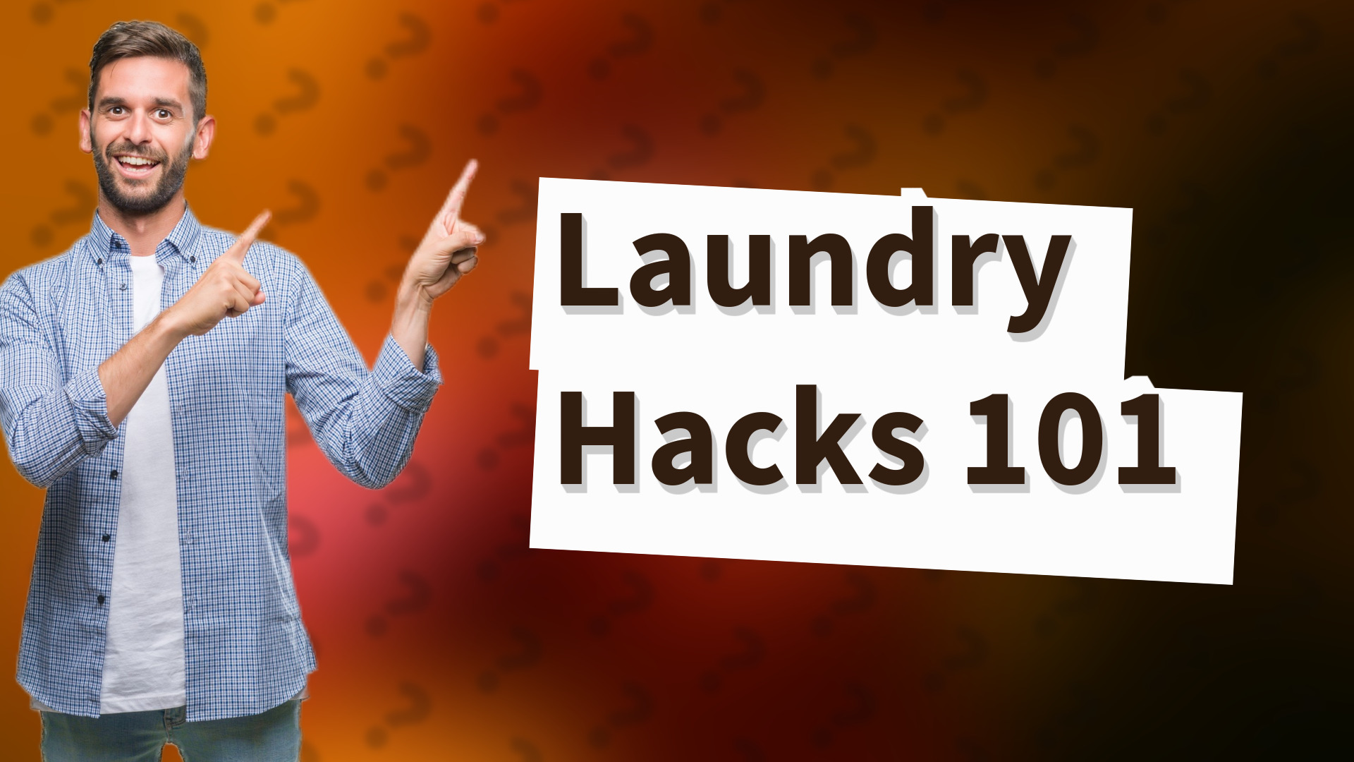 Laundry Hacks 101