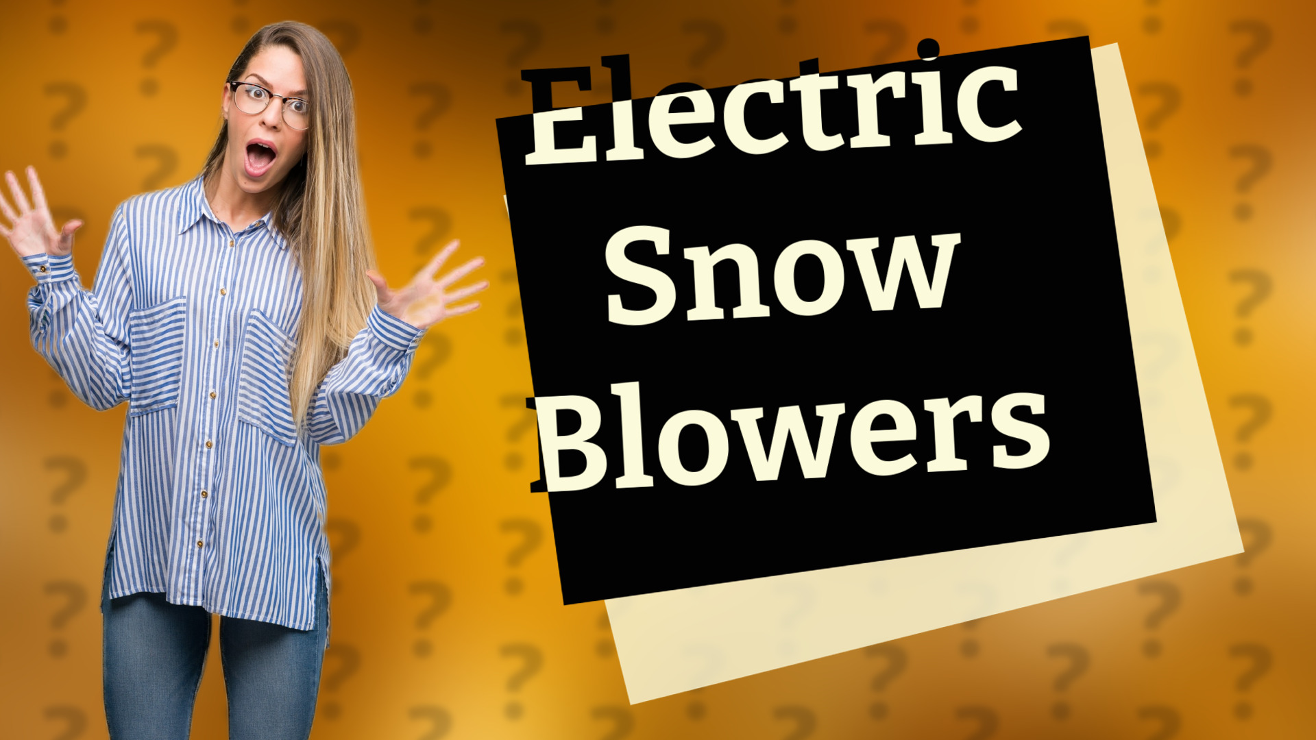 Electric Snow Blowers