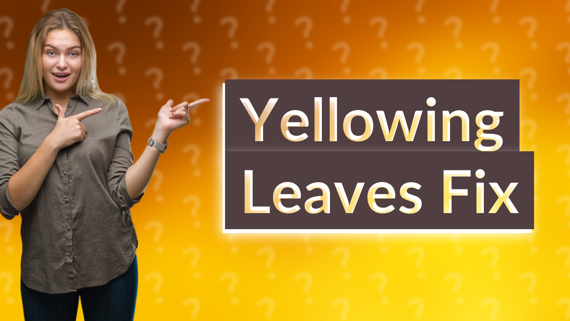 Yellowing Leaves Fix