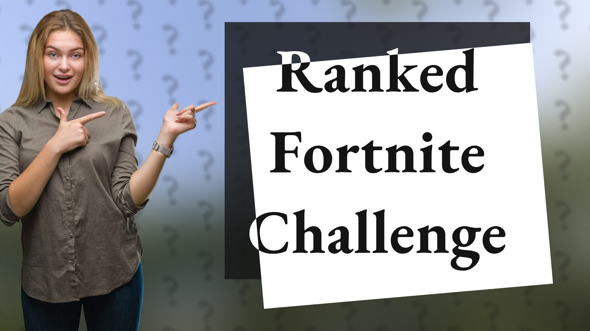 Ranked Fortnite Challenge