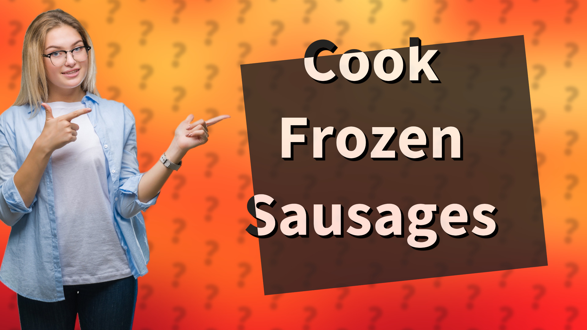 Cook Frozen Sausages